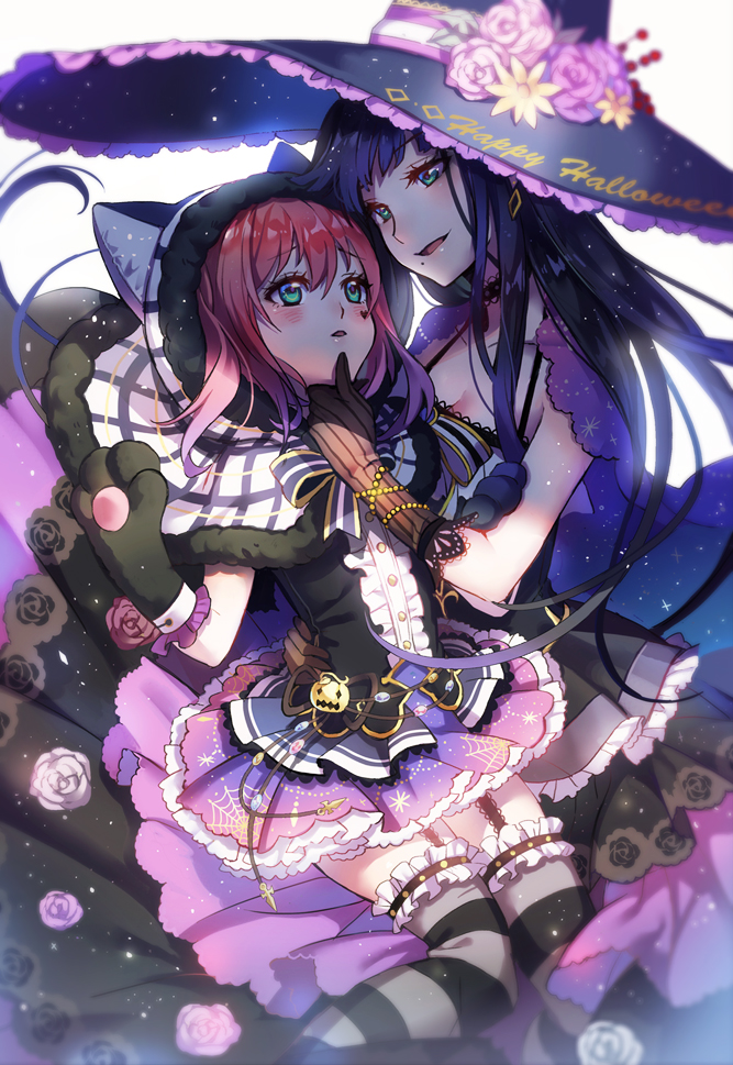 kurosawa dia and kurosawa ruby (love live! and 2 more) drawn by lino_chang