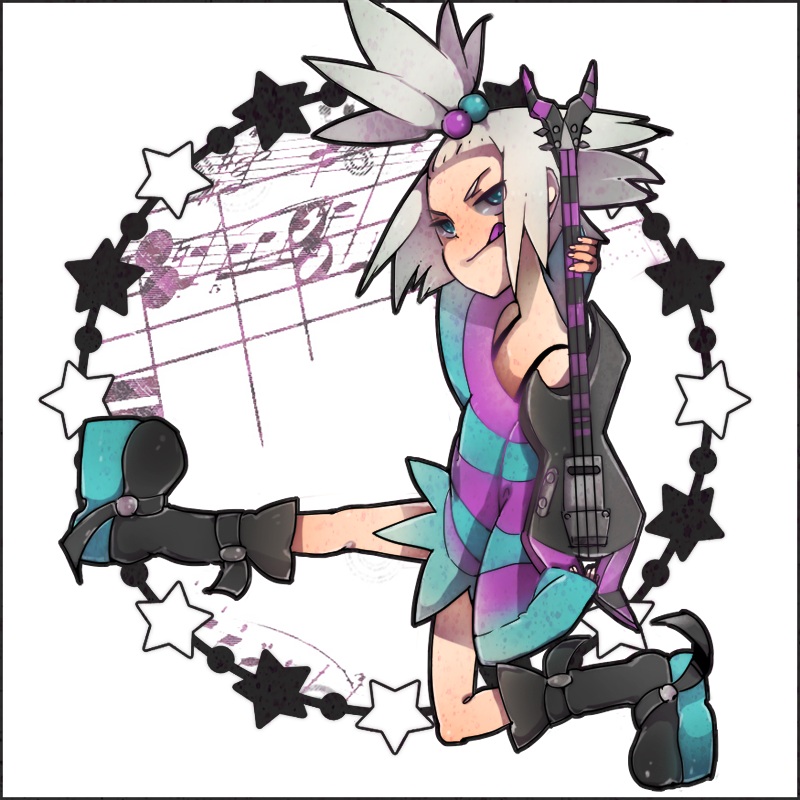 roxie (pokemon and 1 more) drawn by ting_come