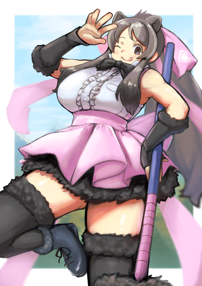 bergman's bear (kemono friends) drawn by hatch_(hatch_box)