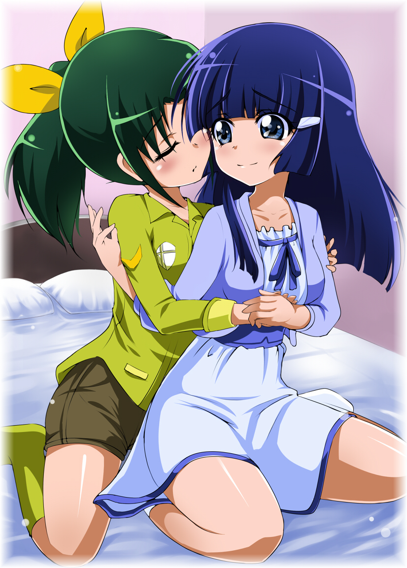 midorikawa nao and aoki reika (precure and 1 more) drawn by mocchisake