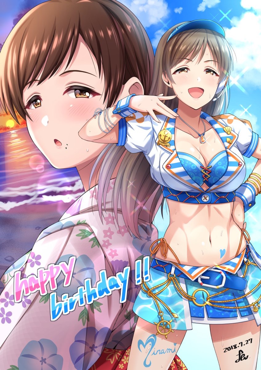 nitta minami (idolmaster and 2 more) drawn by yoohi