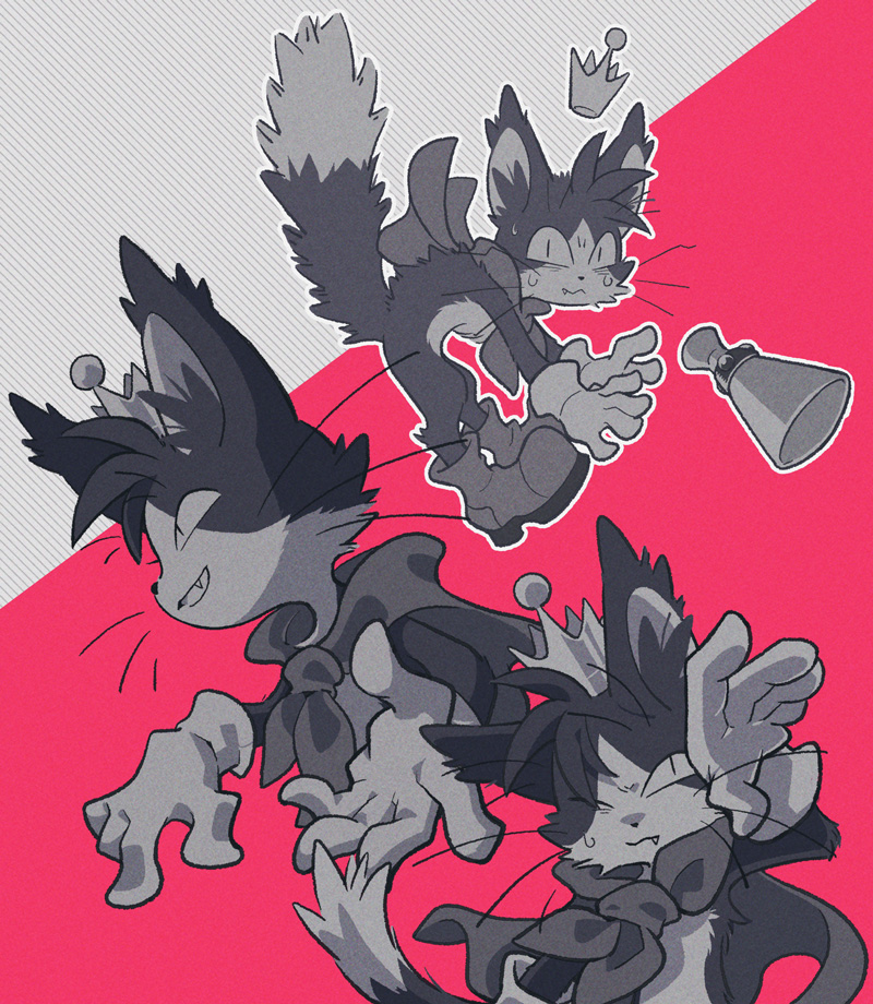 cait sith (final fantasy and 3 more) drawn by coffinsmokes
