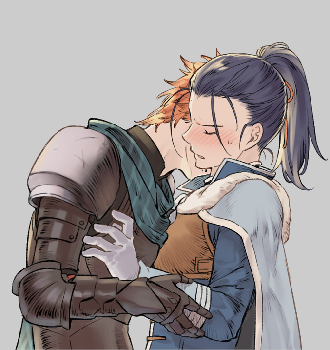 sylvain jose gautier and felix hugo fraldarius (fire emblem and 2 more) drawn by natsuyon