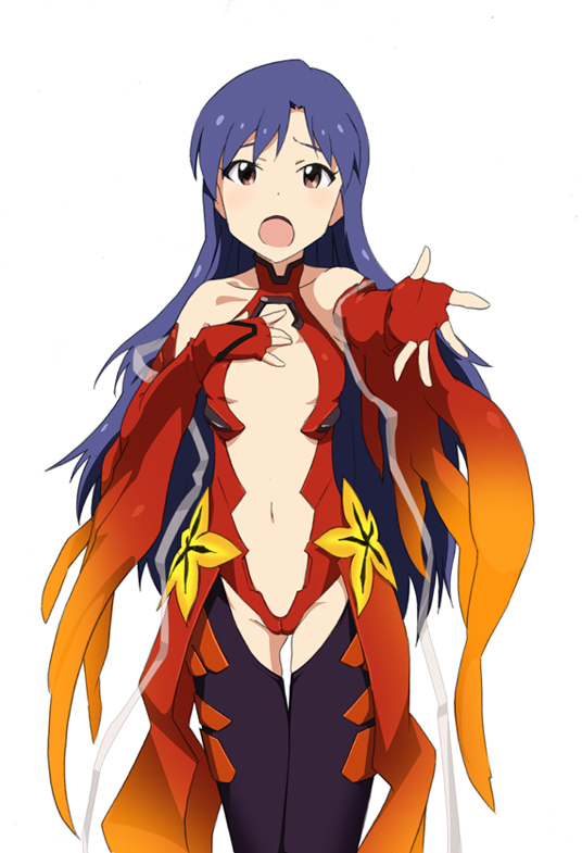 kisaragi chihaya and yuzuriha inori (idolmaster and 1 more) drawn by pori88