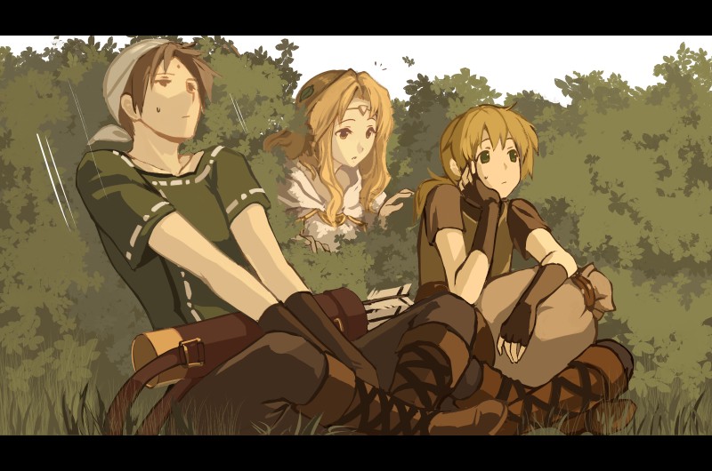 edain, dew, and jamke (fire emblem and 1 more) drawn by harusame_(rueken)