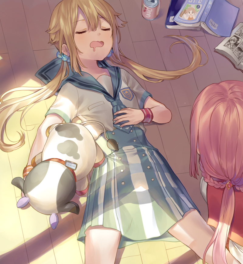 tamaki iroha and mitsuki felicia (mahou shoujo madoka magica and 1 more) drawn by misha_(hoongju)