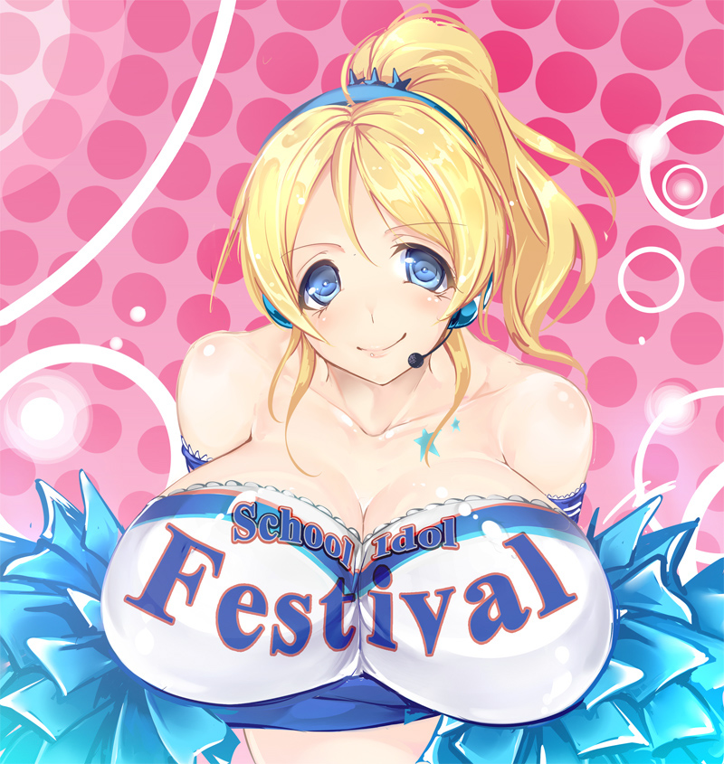 ayase eli (love live! and 2 more) drawn by ajishio