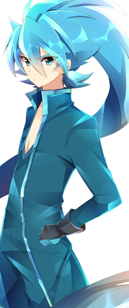 zero the azure (saikyou ginga ultimate zero ~battle spirits~) drawn by rento_(rukeai)