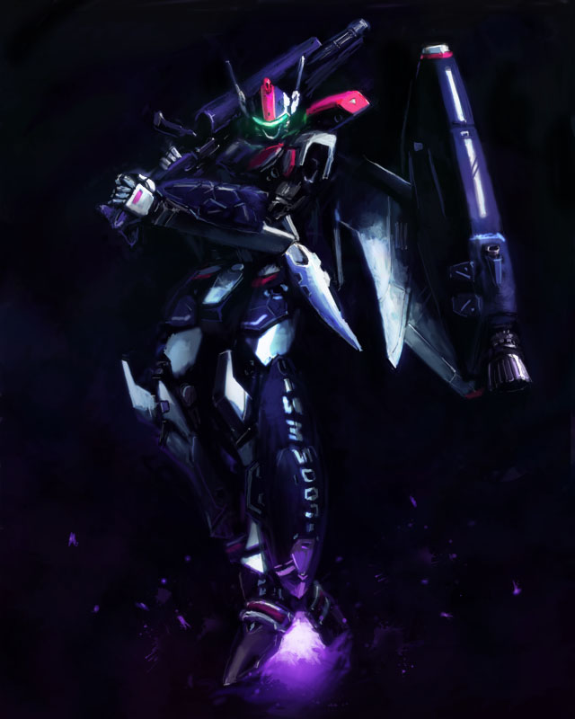 vf-25 (macross and 1 more) drawn by yutori_(clockwork_chicken)