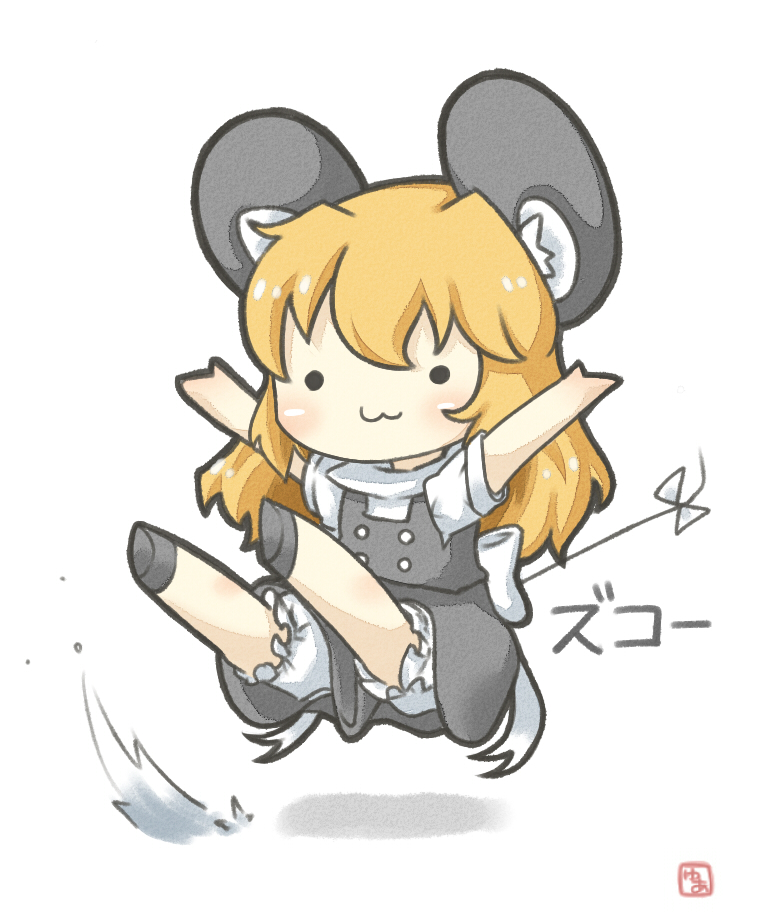 kirisame marisa and mouse marisa (touhou) drawn by yuasan