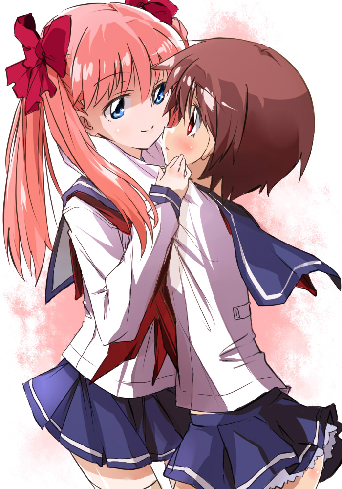 haramura nodoka and miyanaga saki (saki) drawn by maromi_(am97)