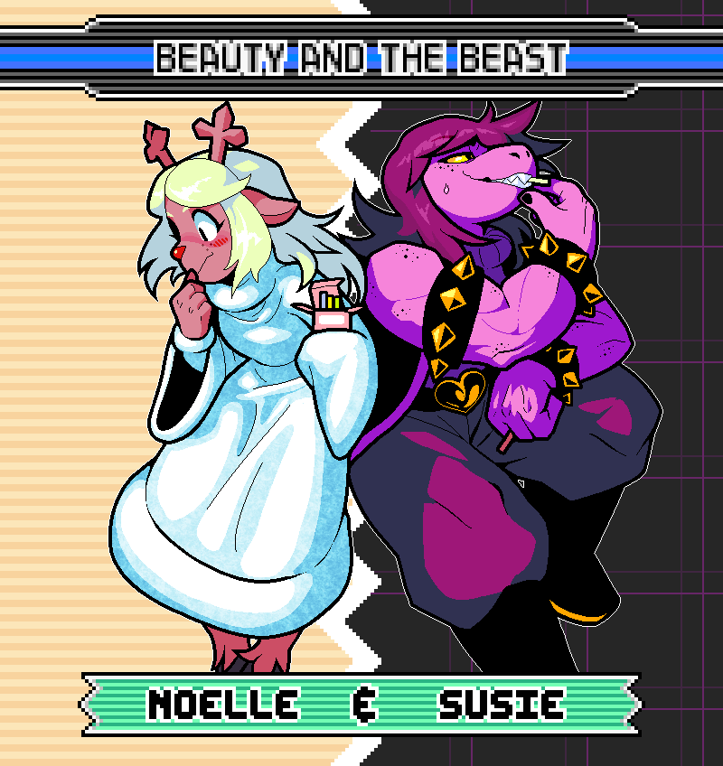 noelle holiday and susie (sonic and 3 more) drawn by acenth