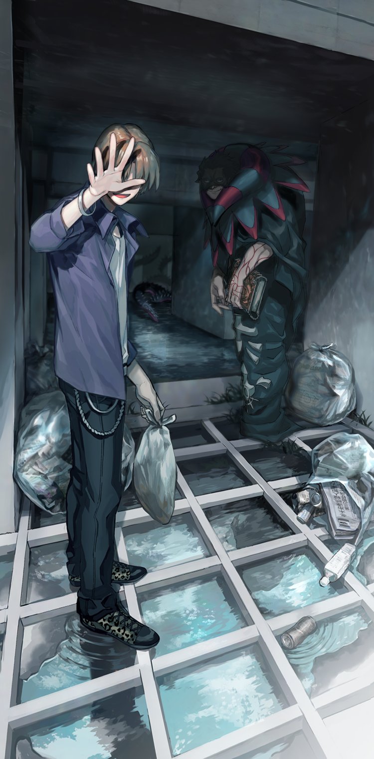 gilles de rais and uryuu ryuunosuke (fate and 1 more) drawn by gb0071fg