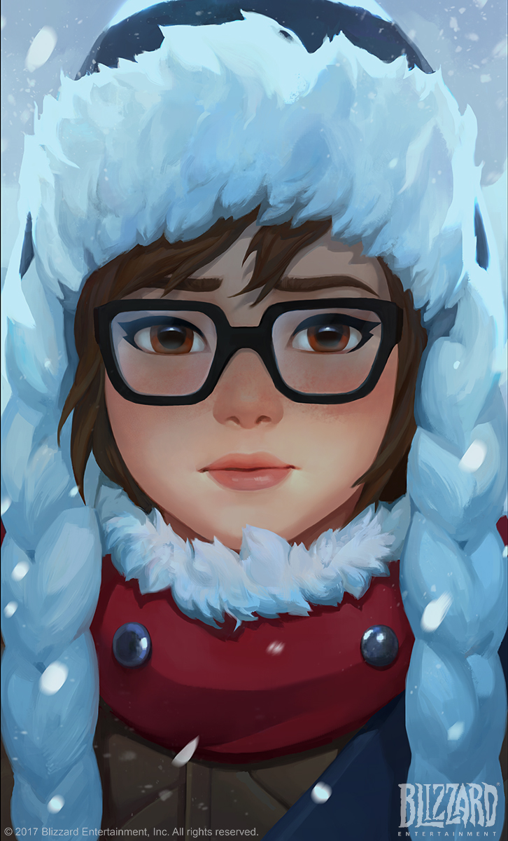mei and ecopoint: antarctica mei (overwatch and 2 more) drawn by jungah_lee