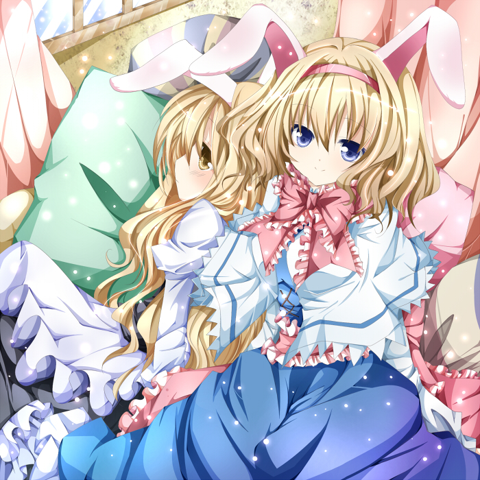 kirisame marisa and alice margatroid (touhou) drawn by nanase_nao