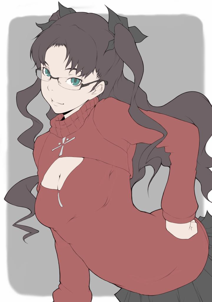 tohsaka rin (fate and 1 more) drawn by ina_(gokihoihoi)