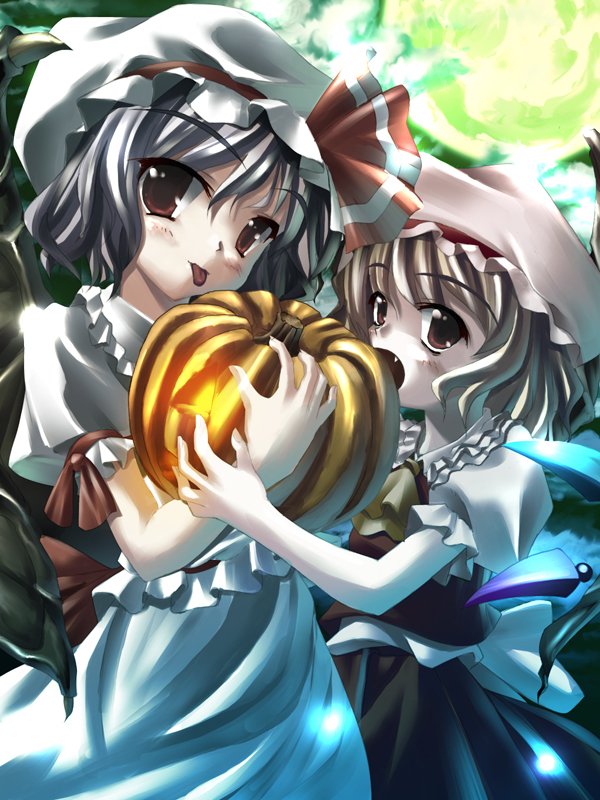 remilia scarlet and flandre scarlet (touhou) drawn by ichio