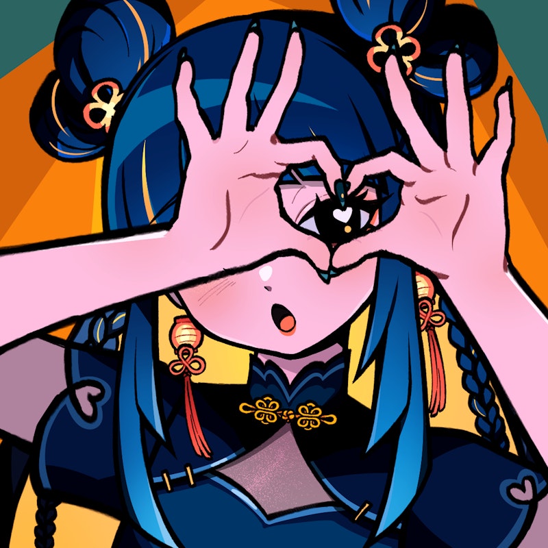 feng yi (synthesizer v and 2 more) drawn by khee