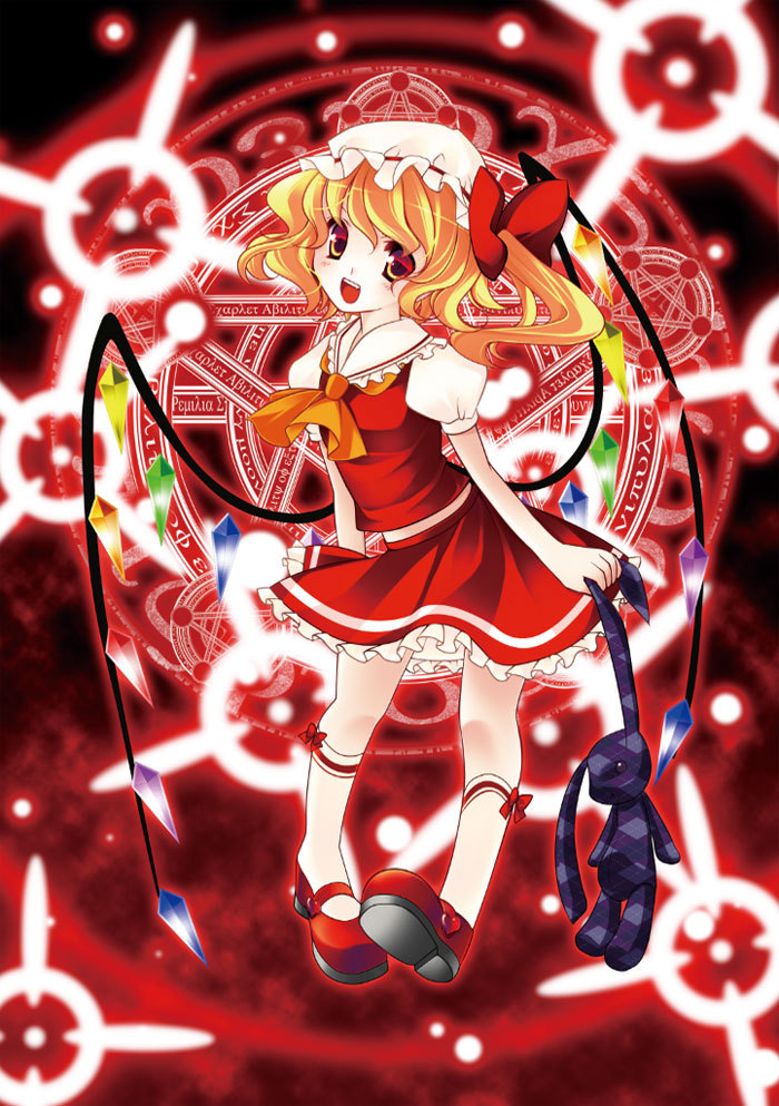 flandre scarlet (touhou and 3 more) drawn by akao