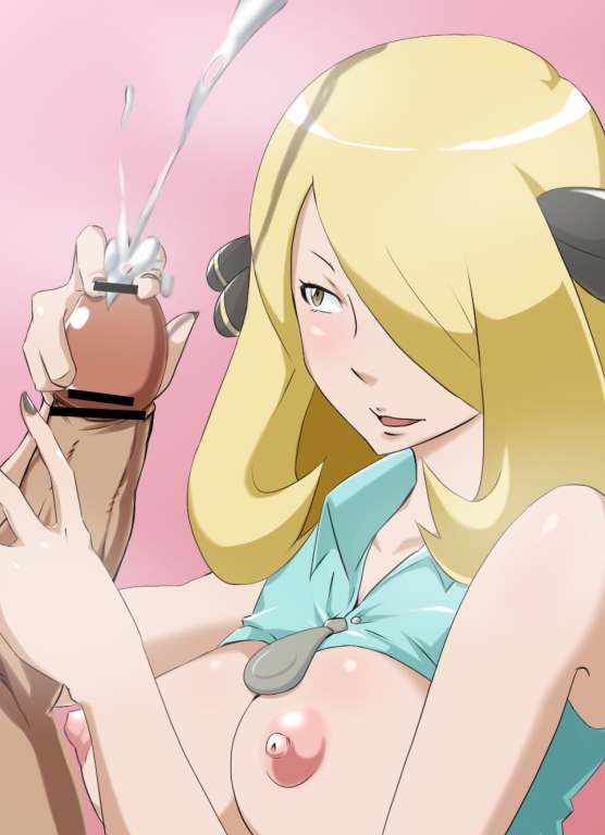 cynthia (pokemon and 1 more) drawn by afroninja