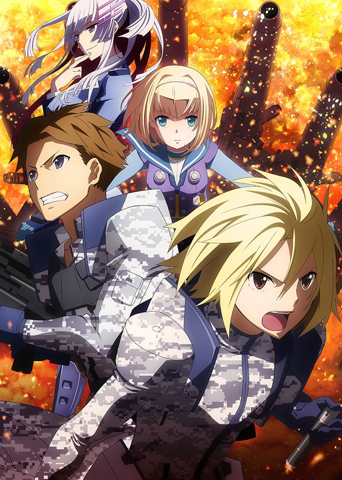milinda brantini, frolaytia capistrano, qwenthur barbotage, havia winchell, and baby magnum (heavy object) drawn by watanabe_atsuko