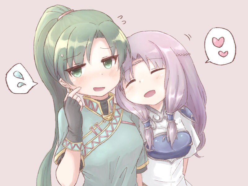 lyn and florina (fire emblem and 1 more) drawn by mugimaru_(user_rdve5552)