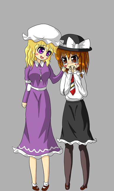usami renko and maribel hearn (touhou) drawn by seiun