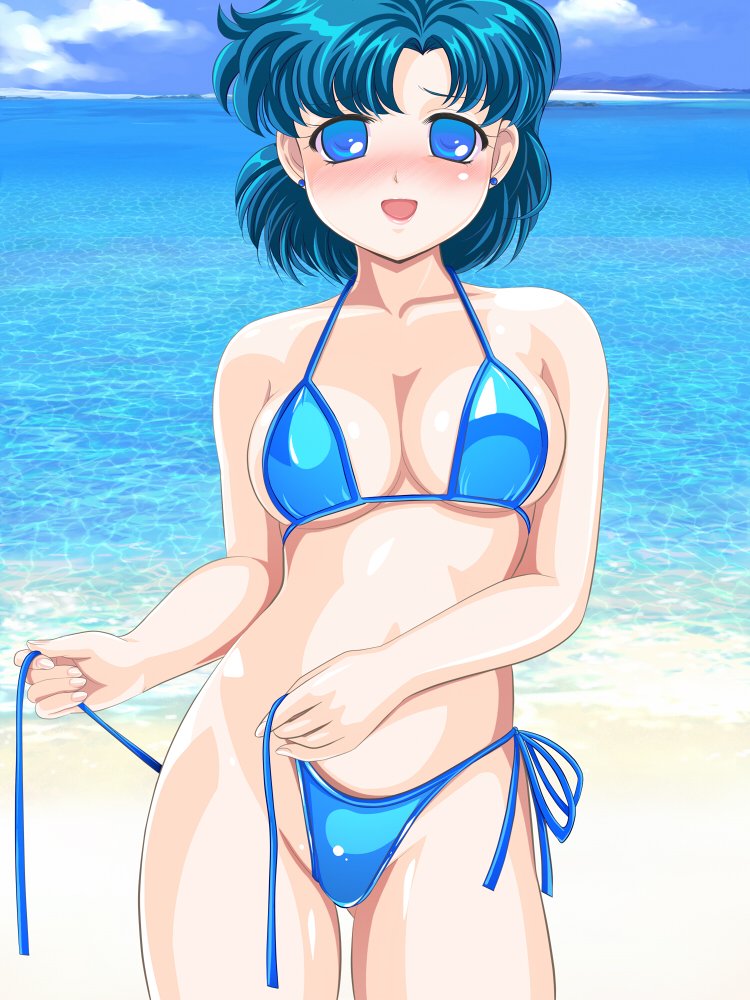 mizuno ami (bishoujo senshi sailor moon) drawn by pirochi