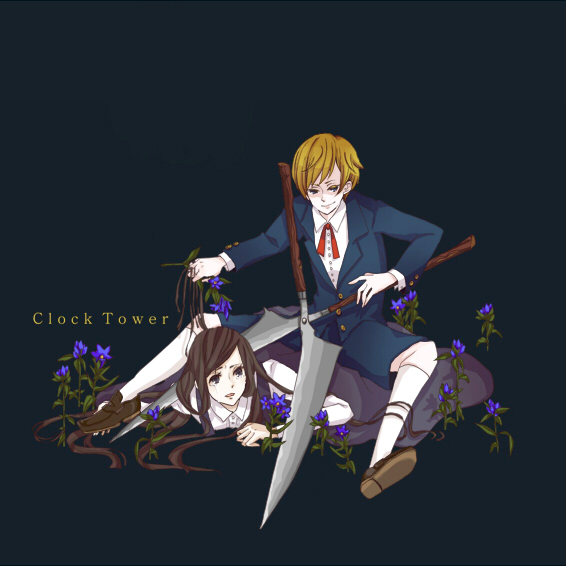 jennifer simpson and edward (clock tower and 1 more) drawn by ichiko_(vein)