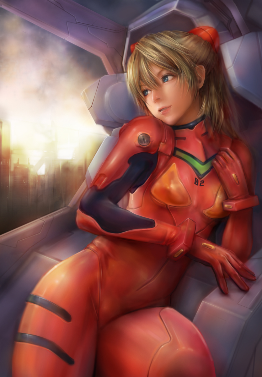 souryuu asuka langley (neon genesis evangelion and 1 more) drawn by miche