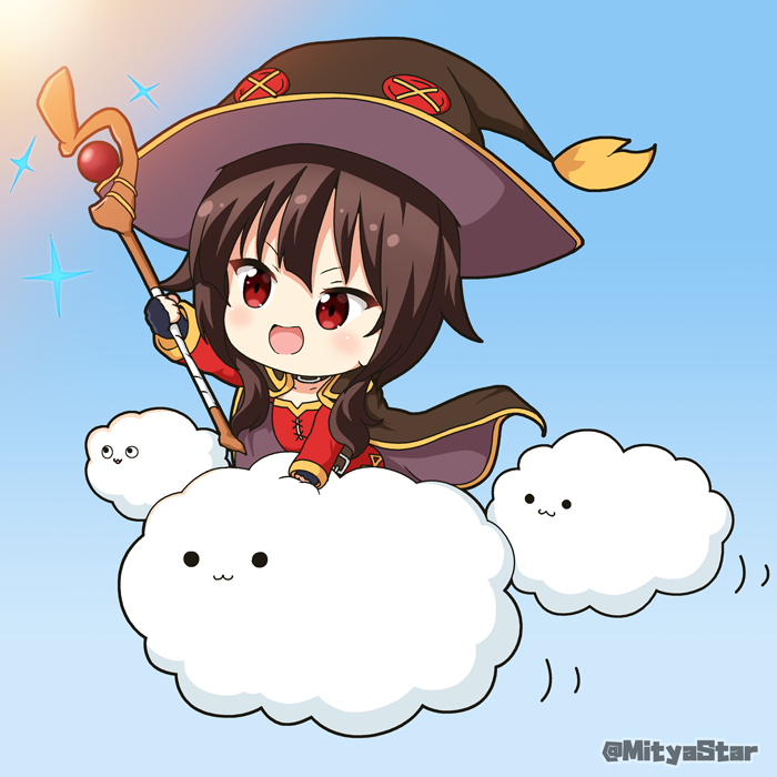 megumin (kono subarashii sekai ni shukufuku wo!) drawn by mitya