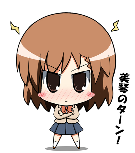misaka mikoto (toaru majutsu no index and 1 more) drawn by ogarasu