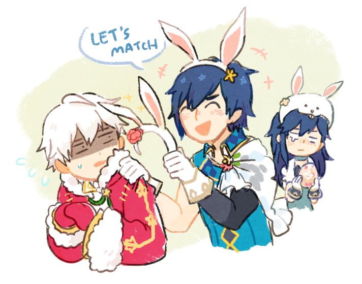 lucina, chrom, and male robin (fire emblem and 2 more) drawn by onettfarts