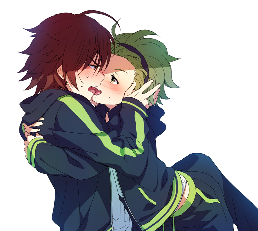 amagase touma and mitarai shouta (idolmaster and 1 more) drawn by 11kkr