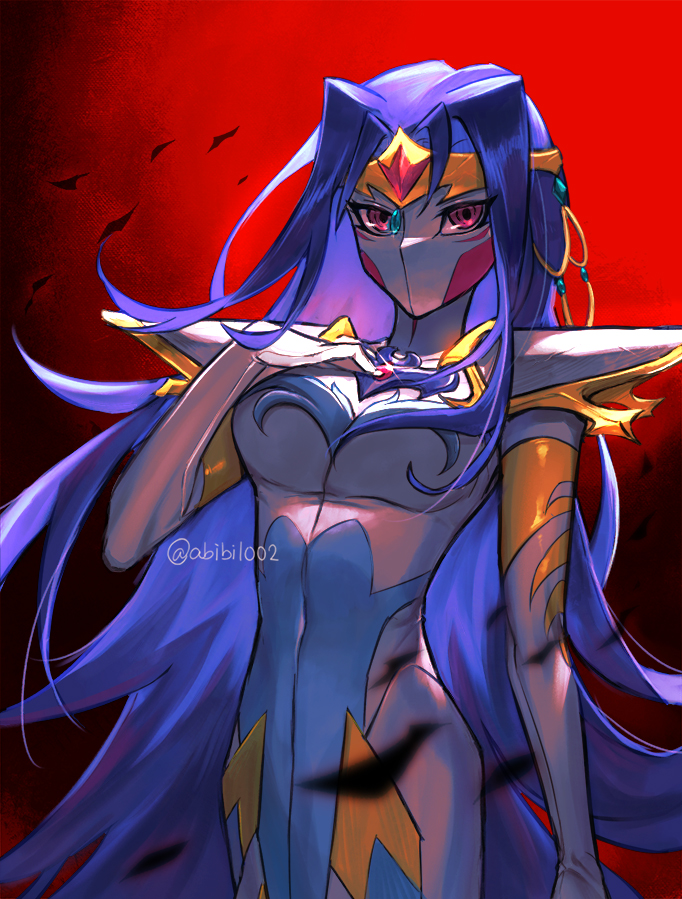 kamishiro rio and merag (yu-gi-oh! and 1 more) drawn by abiiii