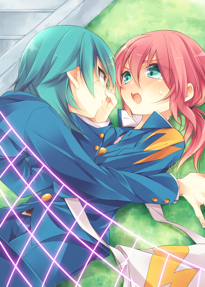 kirino ranmaru and kariya masaki (inazuma eleven and 1 more) drawn by sese