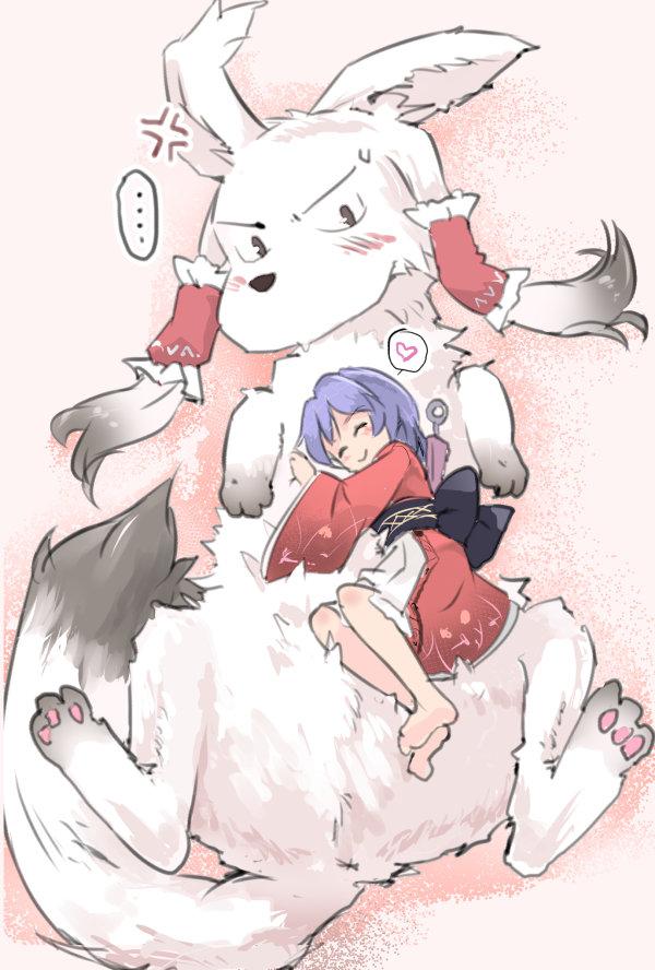 hakurei reimu and sukuna shinmyoumaru (touhou and 1 more) drawn by puuakachan