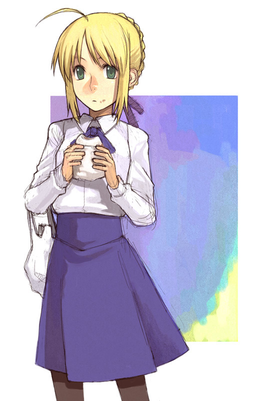 artoria pendragon and saber (fate and 1 more)