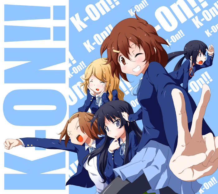 akiyama mio, nakano azusa, hirasawa yui, tainaka ritsu, and kotobuki tsumugi (k-on!) drawn by daniwae