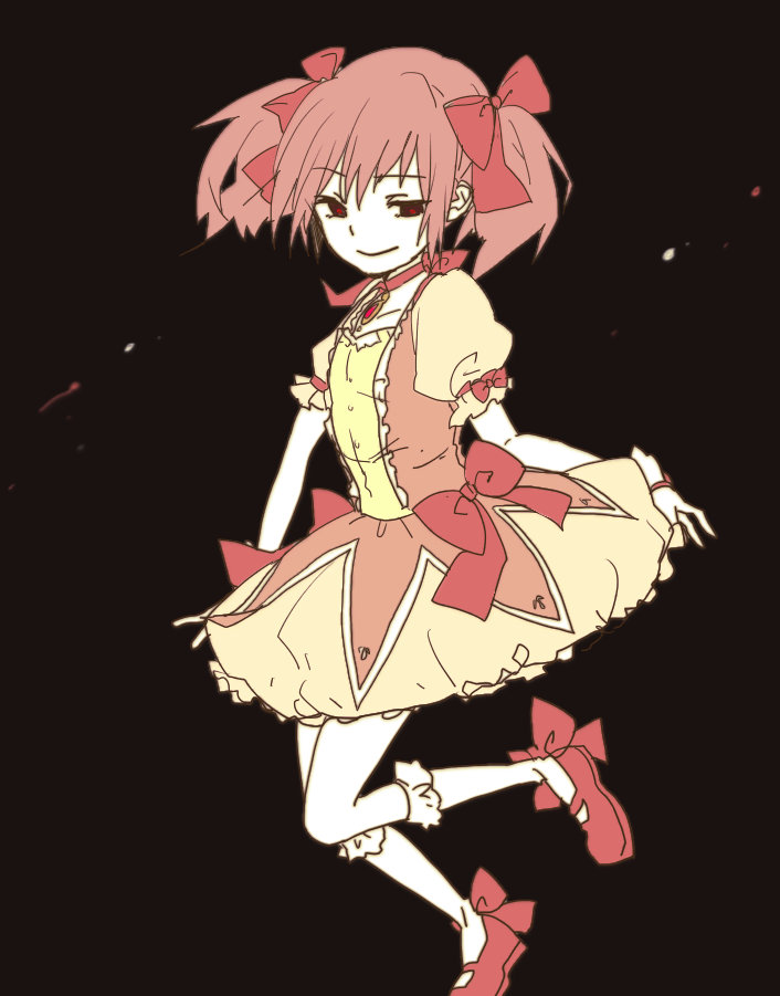 kaname madoka (mahou shoujo madoka magica) drawn by woka