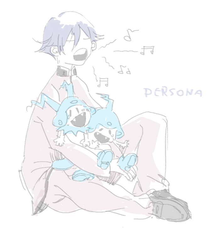 jack frost and toudou naoya (persona and 1 more) drawn by amber389