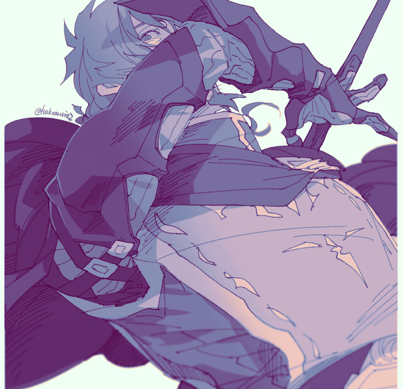 hector (fate and 1 more) drawn by hakomori_(su-gu-ha)
