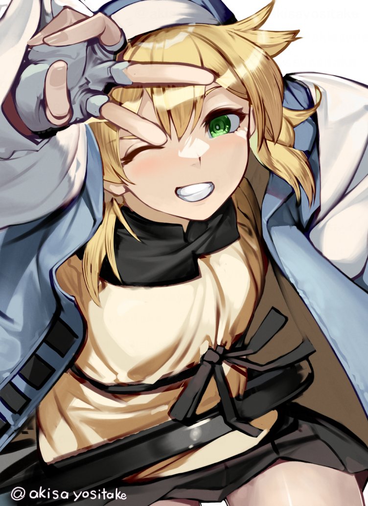 bridget (guilty gear and 1 more) drawn by akisa_yositake