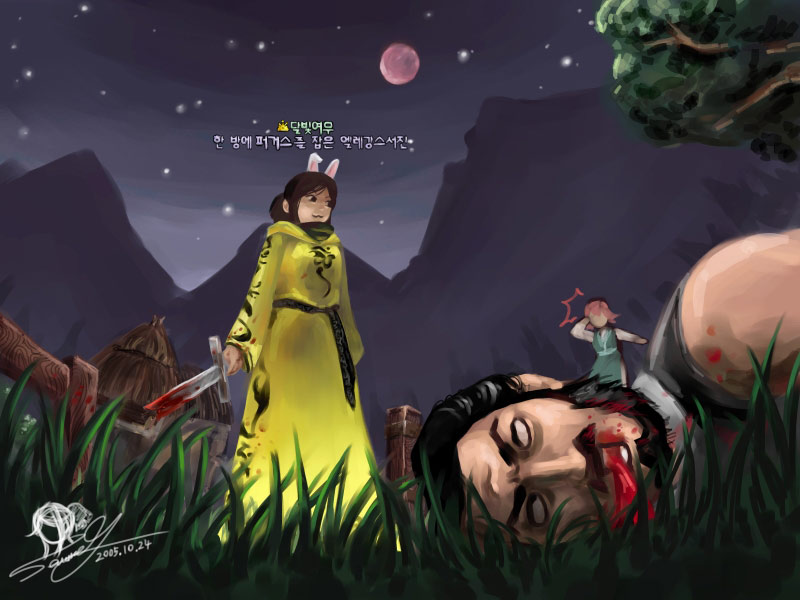 player character, ferghus, and nora (original and 1 more)