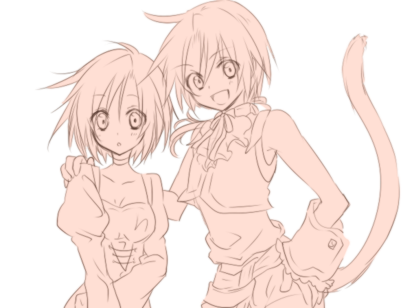 zidane tribal and garnet til alexandros xvii (final fantasy and 1 more) drawn by riichu
