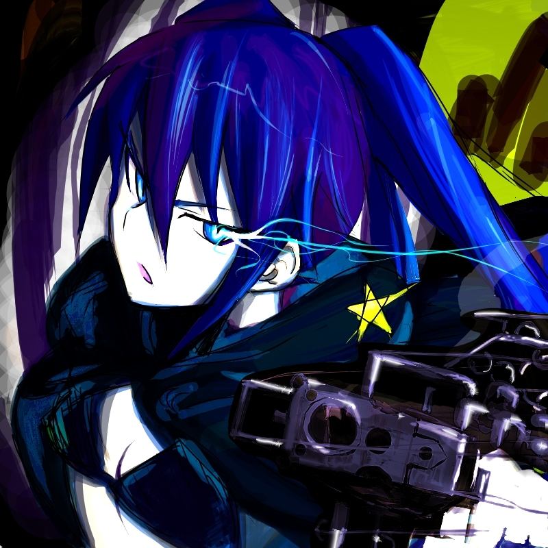 black rock shooter (black rock shooter) drawn by jouyo