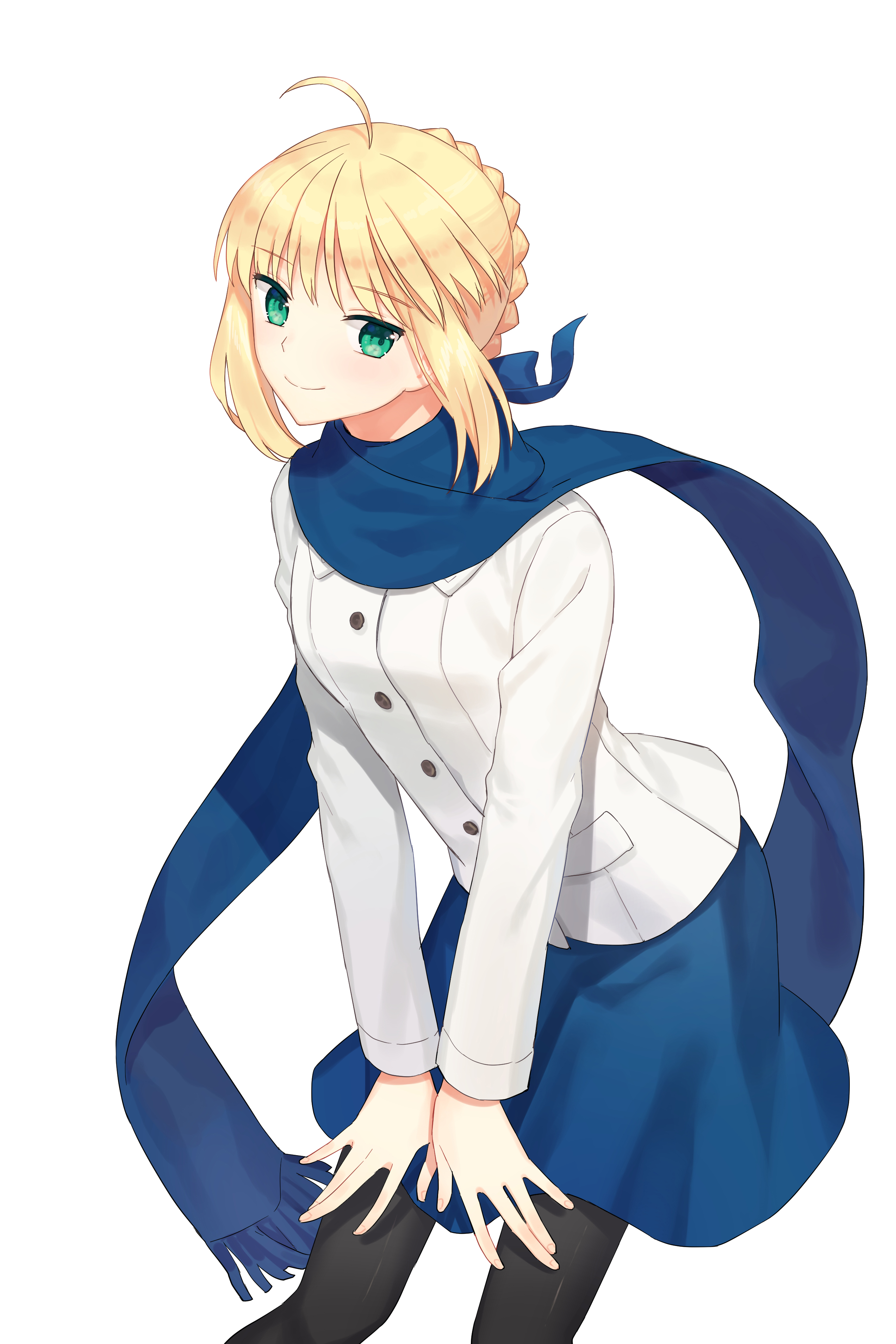 artoria pendragon and saber (fate and 1 more) drawn by yaho_(yaho0211 ...