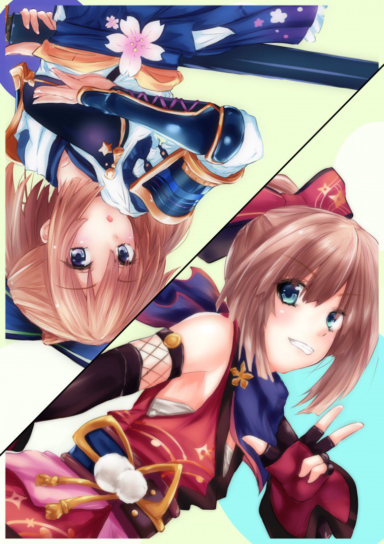 rom and ram (neptune and 1 more) drawn by shishin_(shishintei)