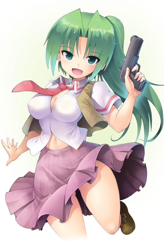 sonozaki mion (higurashi no naku koro ni) drawn by kurogarasu