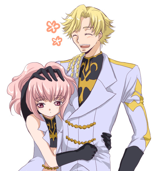 anya alstreim and gino weinberg (code geass) drawn by akina_tsukako